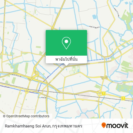 Ramkhamhaeng Soi Arun แผนที่