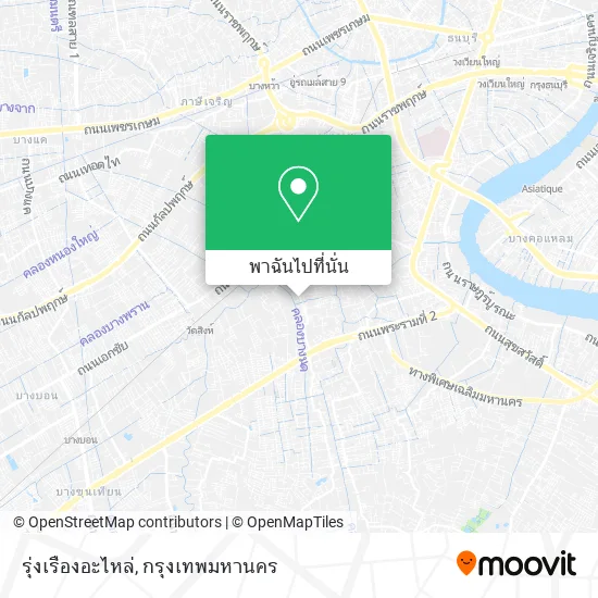 รุ่งเรืองอะไหล่ แผนที่