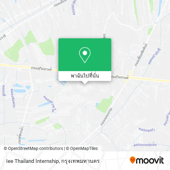 Iee Thailand Internship แผนที่