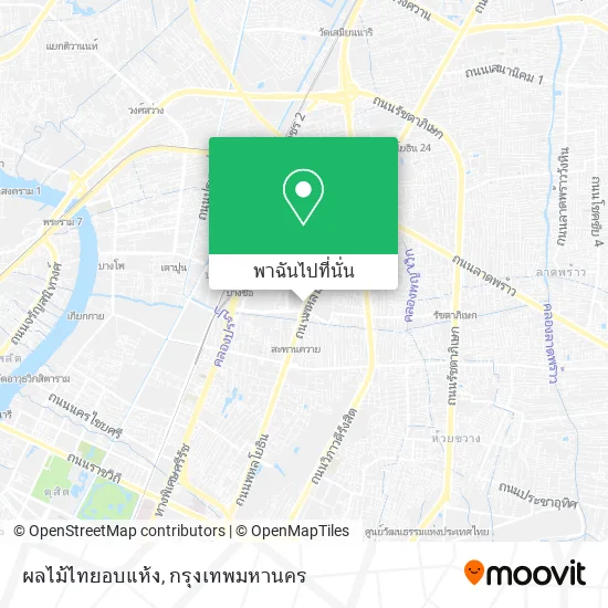 ผลไม้ไทยอบแห้ง แผนที่