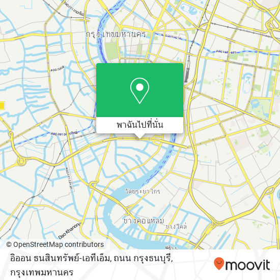 อิออน ธนสินทรัพย์-เอทีเอ็ม, ถนน กรุงธนบุรี แผนที่