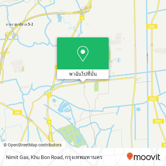 Nimit Gas, Khu Bon Road แผนที่