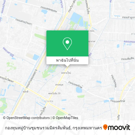 กองทุนหมู่บ้านชุมชนรวมมิตรสัมพันธ์ แผนที่
