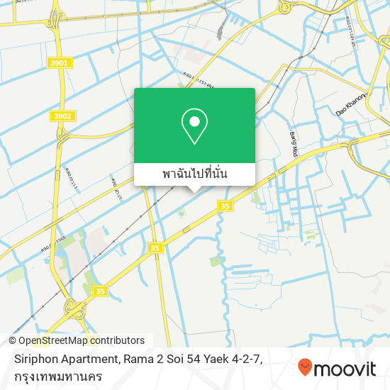 Siriphon Apartment, Rama 2 Soi 54 Yaek 4-2-7 แผนที่