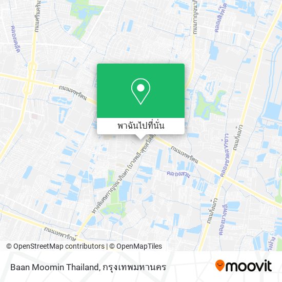Baan Moomin Thailand แผนที่