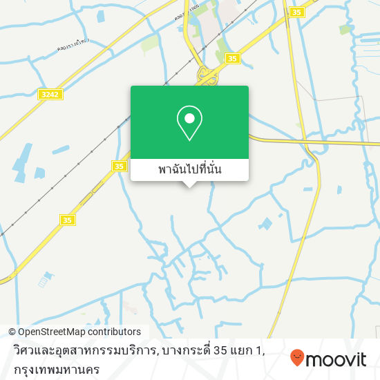 วิศวและอุตสาหกรรมบริการ, บางกระดี่ 35 แยก 1 แผนที่