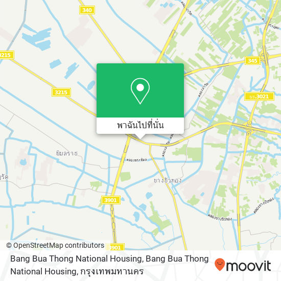 Bang Bua Thong National Housing, Bang Bua Thong National Housing แผนที่