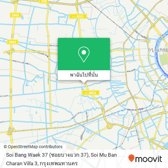 Soi Bang Waek 37 (ซอยบางแวก 37), Soi Mu Ban Charan Villa 3 แผนที่