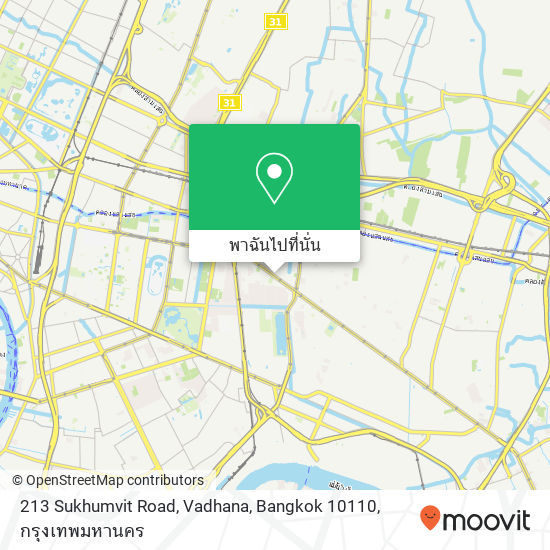 213 Sukhumvit Road, Vadhana, Bangkok 10110 แผนที่