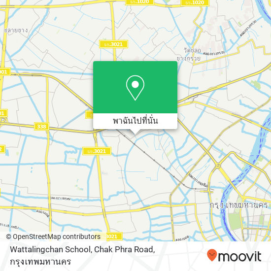 Wattalingchan School, Chak Phra Road แผนที่