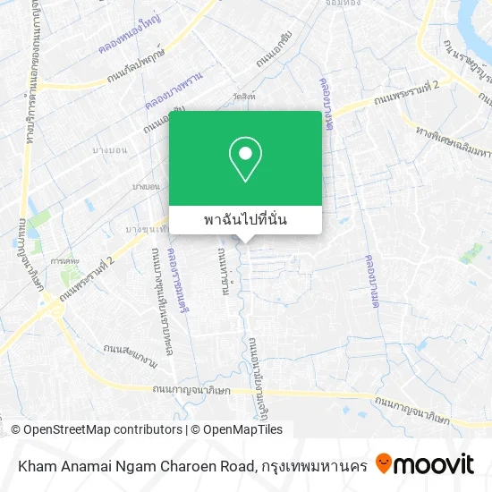 Kham Anamai Ngam Charoen Road แผนที่