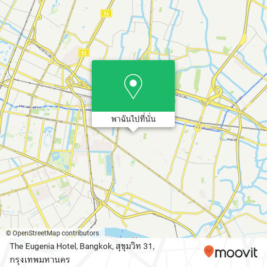 The Eugenia Hotel, Bangkok, สุขุมวิท 31 แผนที่
