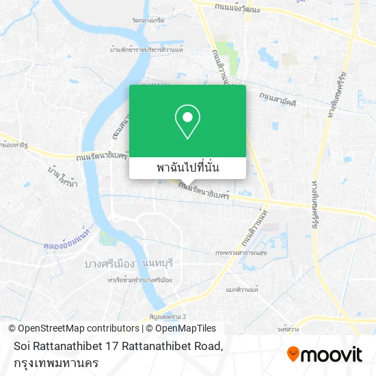 Soi Rattanathibet 17 Rattanathibet Road แผนที่