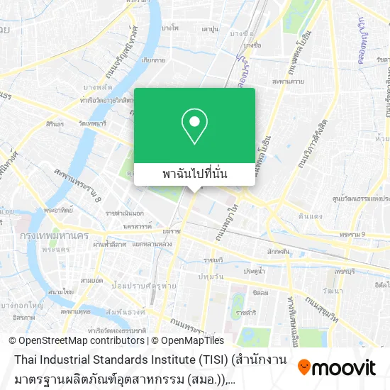 Thai Industrial Standards Institute (TISI) (สำนักงานมาตรฐานผลิตภัณฑ์อุตสาหกรรม (สมอ.)) แผนที่