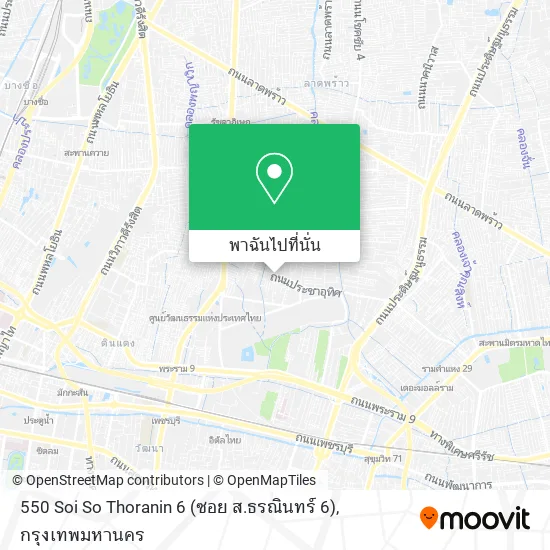 550 Soi So Thoranin 6 (ซอย ส.ธรณินทร์ 6) แผนที่