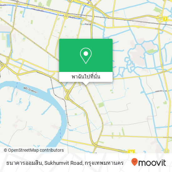 ธนาคารออมสิน, Sukhumvit Road แผนที่