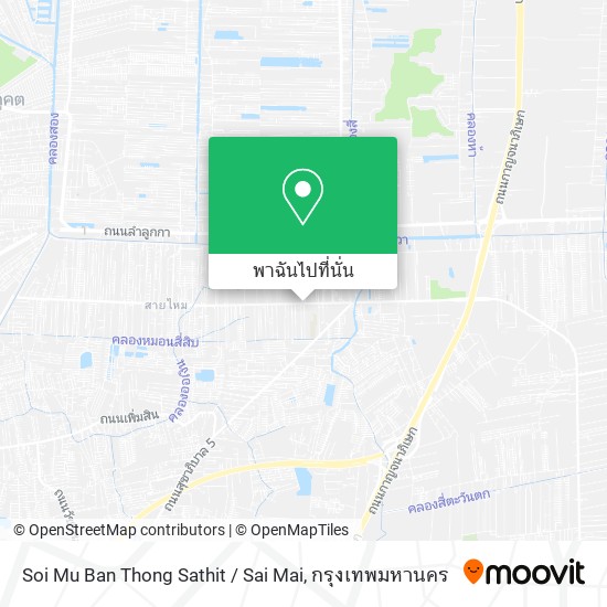 Soi Mu Ban Thong Sathit / Sai Mai แผนที่