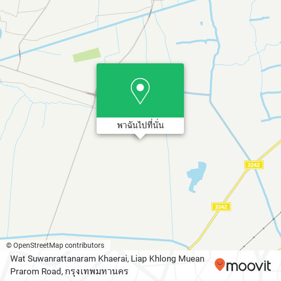 Wat Suwanrattanaram Khaerai, Liap Khlong Muean Prarom Road แผนที่