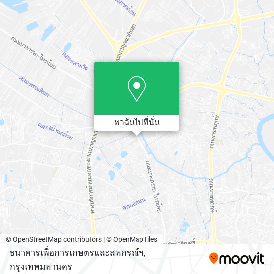 ธนาคารเพื่อการเกษตรและสหกรณ์ฯ แผนที่