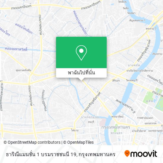 ธาริณีแมนชั่น 1 บรมราชชนนี 19 แผนที่