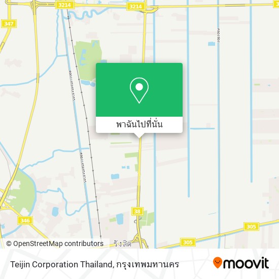 Teijin Corporation Thailand แผนที่