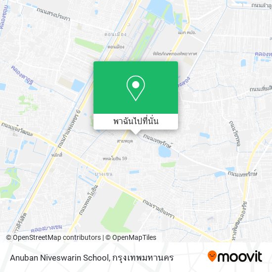 Anuban Niveswarin School แผนที่