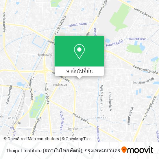 Thaipat Institute (สถาบันไทยพัฒน์) แผนที่