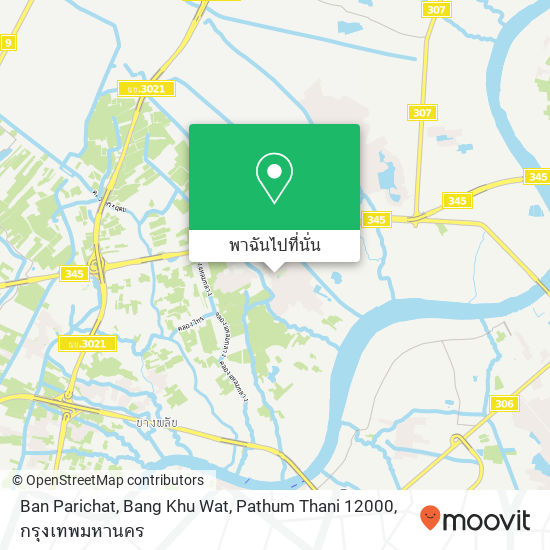 Ban Parichat, Bang Khu Wat, Pathum Thani 12000 แผนที่