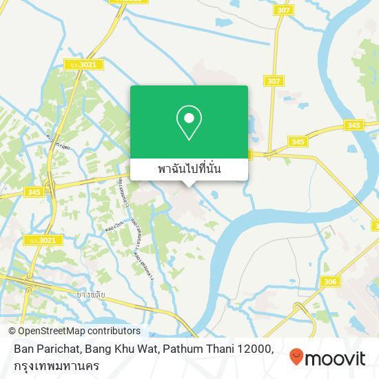 Ban Parichat, Bang Khu Wat, Pathum Thani 12000 แผนที่