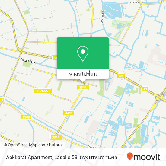 Aekkarat Apartment, Lasalle 58 แผนที่