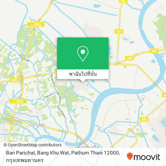 Ban Parichat, Bang Khu Wat, Pathum Thani 12000 แผนที่