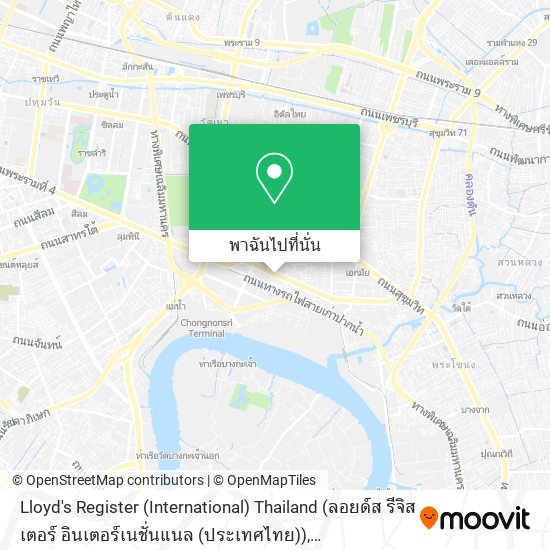 Lloyd's Register (International) Thailand (ลอยด์ส รีจิสเตอร์ อินเตอร์เนชั่นแนล (ประเทศไทย)) แผนที่