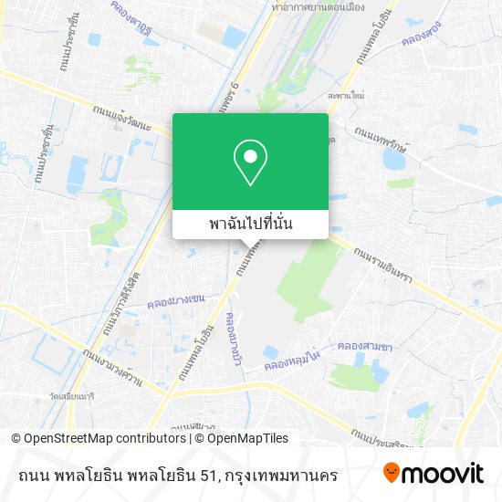 ถนน พหลโยธิน พหลโยธิน 51 แผนที่