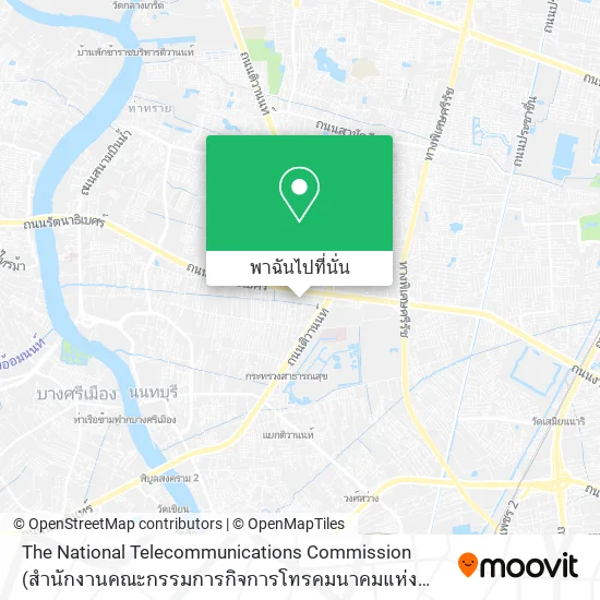 The National Telecommunications Commission (สำนักงานคณะกรรมการกิจการโทรคมนาคมแห่งชาติ) แผนที่