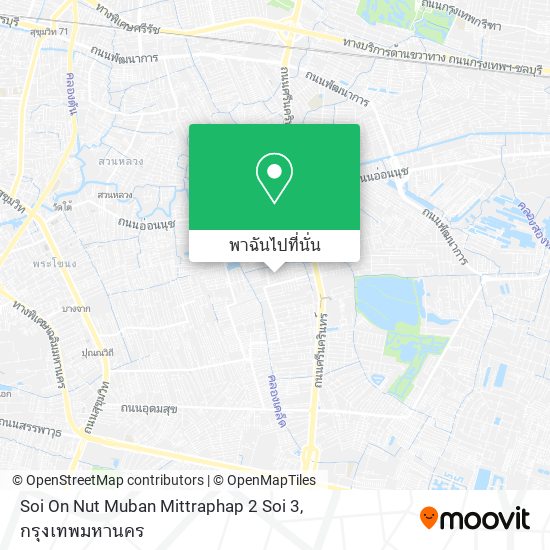 Soi On Nut Muban Mittraphap 2 Soi 3 แผนที่