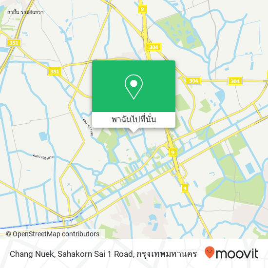 Chang Nuek, Sahakorn Sai 1 Road แผนที่