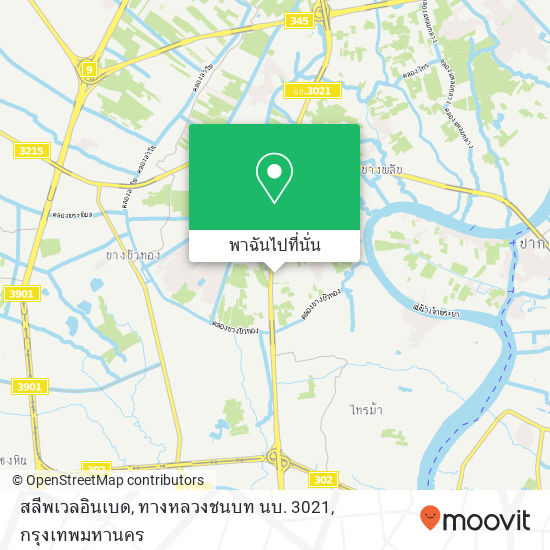 สลีพเวลอินเบด, ทางหลวงชนบท นบ. 3021 แผนที่