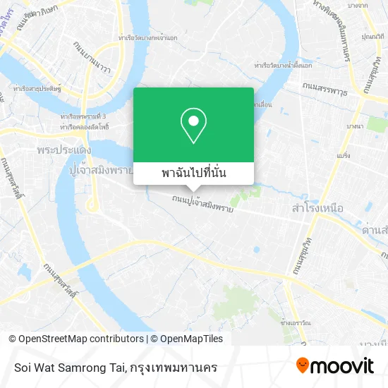 Soi Wat Samrong Tai แผนที่