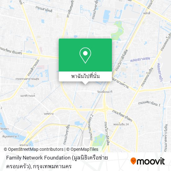 Family Network Foundation (มูลนิธิเครือข่ายครอบครัว) แผนที่