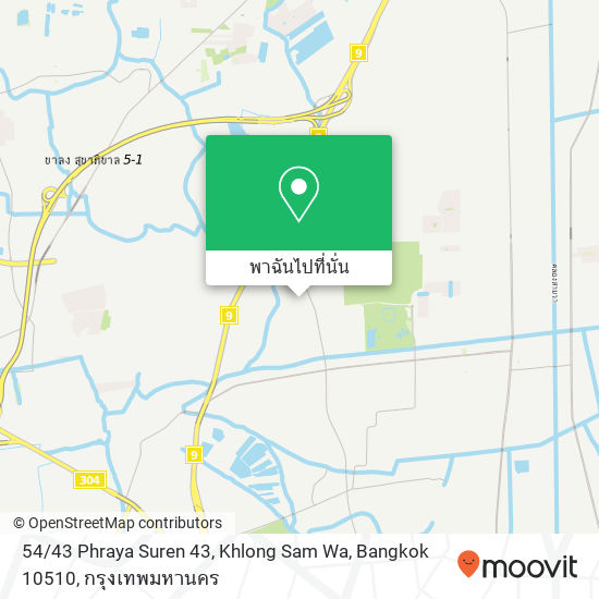 54 / 43 Phraya Suren 43, Khlong Sam Wa, Bangkok 10510 แผนที่