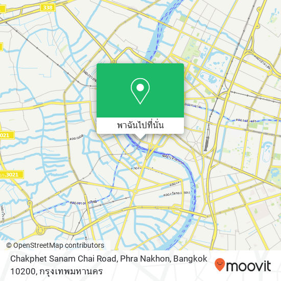 Chakphet Sanam Chai Road, Phra Nakhon, Bangkok 10200 แผนที่