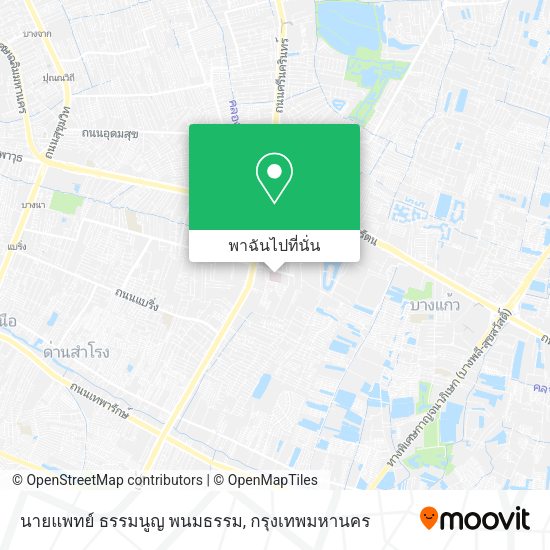 นายแพทย์ ธรรมนูญ พนมธรรม แผนที่