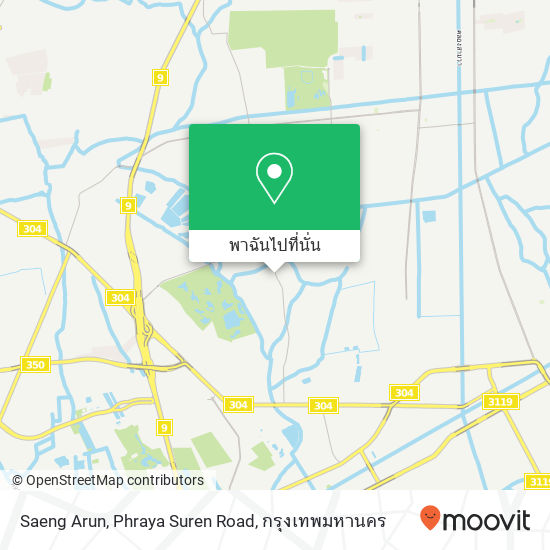 Saeng Arun, Phraya Suren Road แผนที่