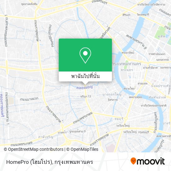 HomePro (โฮมโปร) แผนที่