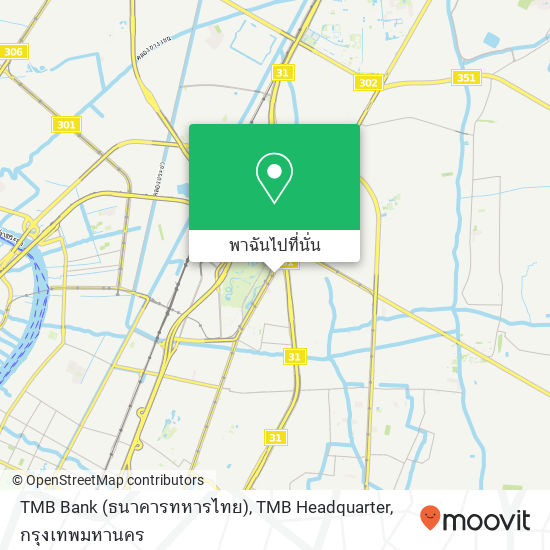 TMB Bank (ธนาคารทหารไทย), TMB Headquarter แผนที่