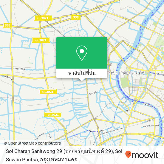 Soi Charan Sanitwong 29 (ซอยจรัญสนิทวงศ์ 29), Soi Suwan Phutsa แผนที่