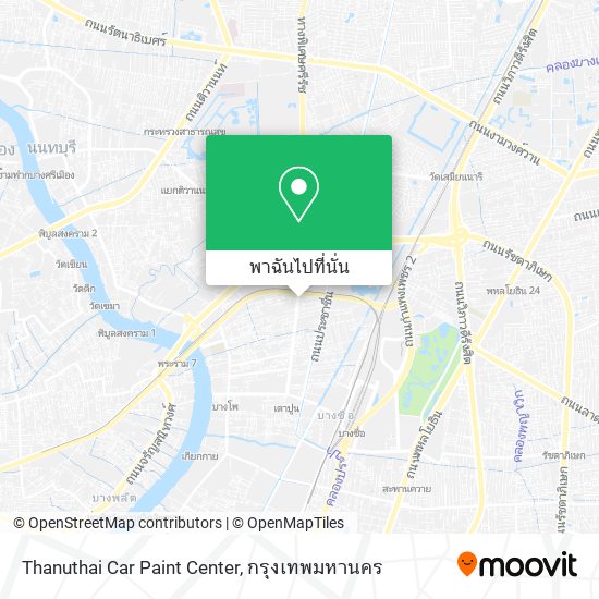 Thanuthai Car Paint Center แผนที่