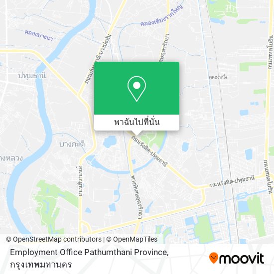 Employment Office Pathumthani Province แผนที่