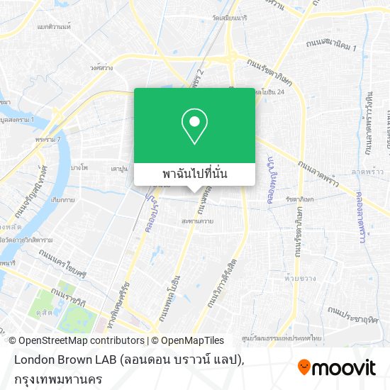 London Brown LAB (ลอนดอน บราวน์ แลป) แผนที่