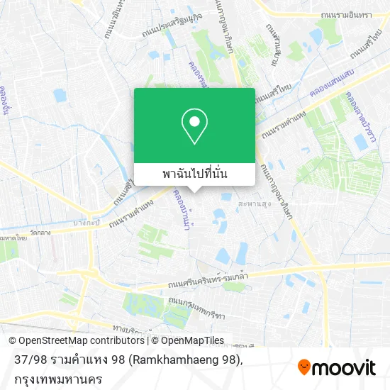 37 / 98 รามคำแหง 98 (Ramkhamhaeng 98) แผนที่